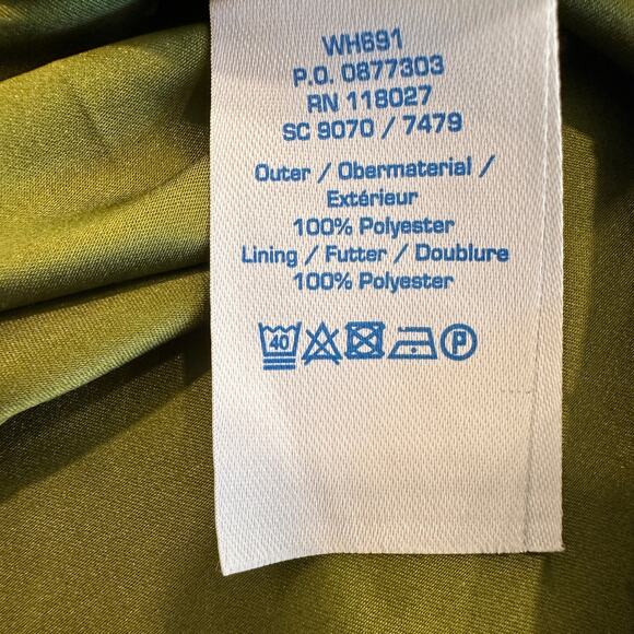 Boden Jacquard Green Teal Polka Dot Spot Dress - US 4 - Picture 10 of 14